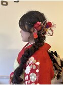 サイドあみおろしアレンジ♪