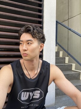 レンゲン(LENGEN) メンズパーマフェードバーバーツイスト理容室カット