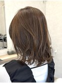 ミディアムレイヤー　オリーブスタイル