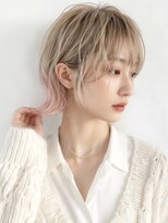 ルノン(LUNON)&nbsp;黒髪クラゲヘアーオリーブグレー小顔ココアベージュ