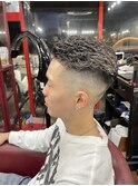 1ブリーチメッシュ極道パーマ