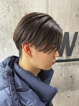 メンズアンダーバーホワイト 南海難波店(Men's _WHITE) メンズセンターパート