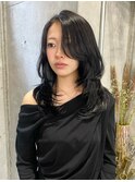 表参道 roijir ミディアムレイヤー × ブルーブラック