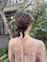 ジェノ(JENO by apish) ボブお呼ばれヘアアレンジ/ボブアレンジヘア