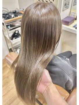 ヘアメイク エイムズ シュアーニューエイジ(HAIR&MAKE aim.s SUR UN NUAGE) ブリーチなしカラー