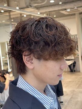 フィフスパーク(fifth PARK) ブラウン×シャドウパーマネープレスマッシュ◎