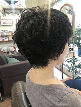 ヘアーアンドネイル ピーファイブ(hair&nail P five) ミセスショート×パーマ