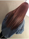 《GRANDLINE 松本》ペールピンク ハイトーン レイヤーロング