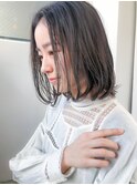 小顔前髪×ココアブラウン×大人かわいい×フリンジウェーブ 