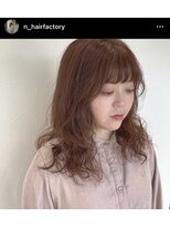 エヌヘアーファクトリー(n hair factory)&nbsp;ゆるふわコールド風デジタルパーマ