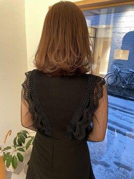 ニア 清澄白河(nir) 〈清澄白河 半個室〉重めボブ/ウォームベージュ