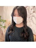 “かきあげロング ロングレイヤー 韓国” 中西英美子