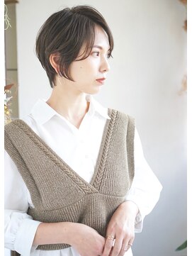 シーン(hair design SCENE) <scene谷添担当>☆すっきり大人ショート×マットアッシュ☆