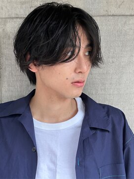 ナループロアオハナ(Nalu pu loa ohana) 波巻きスパイラルパーマツイストスパイラルパーマメンズマッシュ