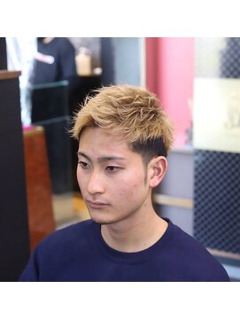 メンズジョイ(Men's joy) グラデーションカラーアップバング