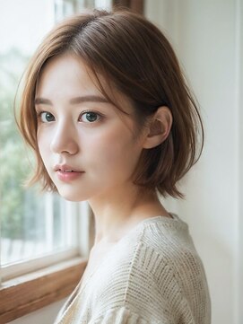 ロープ 日吉(lowp) ラフショートボブ