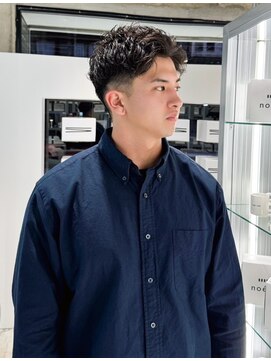 ノエロク 岐阜(noe rok) メンズニュアンスパーマスタイル