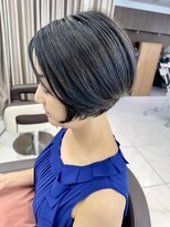 アッシュ 下北沢店(Ash) 刈り上げないけど短め襟足のショートボブ