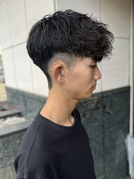 エクファフォーメン(EX-FA FOR MEN) カルマパーマ/ベリーショート/ダークアッシュ/ニュアンスパーマ