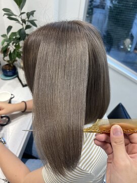 トランス(TRUNS) カット+ケアカラー+髪質改善ULTOWAトリートメント