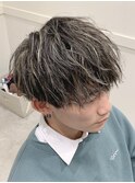 抜きっぱなしメッシュカラー