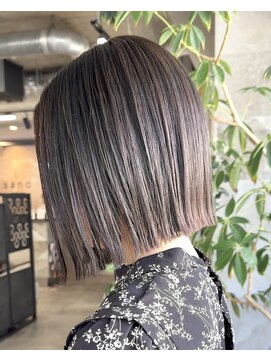 サンド クリア 横浜本店(sand clear) トレンド感◎切りっぱなしで垢抜け外はねボブ
