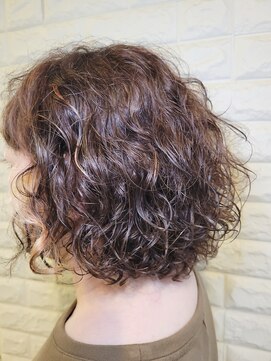 松本平太郎美容室 吉祥寺パートファイブ(PART5) フラッパーヘア×クリープパーマ×ハイライト/30代40代50代60代