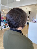 サラ 新宮店(SARA) 【福岡新宮】大人女性おすすめショートスタイル×オリーブカラー