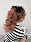 ポニーテール【クランソア】ヘアメ/ヘアセット/心斎橋