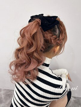 ヘア サロン クラン ソア 心斎橋店(hair salon clan soar) ポニーテール【クランソア】ヘアメ/ヘアセット/心斎橋