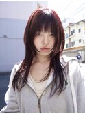 【macana指名】レイヤーカットウルフミディアム暖色