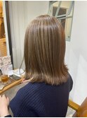 白髪ぼかしハイライト