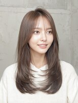 プティ(PUTY)&nbsp;ハッシュレイヤーカット　ミルクティーベージュ