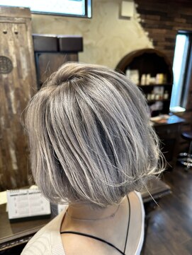 ヘアー クリエイト カルバリ(HAIR CREATE Calbari) シャドールーツ×ゆるふわボブ