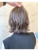 シルキーグレージュミックスボブ♪