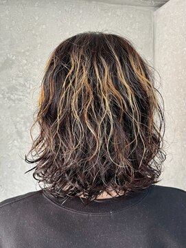 ハナレ バイ デュード(ハナレ by dude) 無造作パーマ