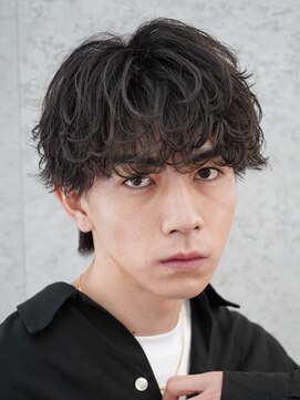 フィフス トウキョウ (fifth TOKYO) 渋谷波巻きパーマメンズカットシャドウパーママッシュ30代ヘア