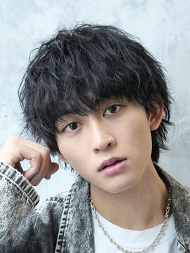 リロン 新宿(RIRON) 【RIRON】メンズマッシュウルフ×ソフトツイストパーマ
