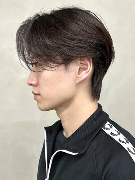 ニコ トウキョウ 渋谷(nico TOKYO) 刈り上げセンターパートテーパーフェードカットニュアンスパーマ