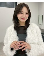 ユーフォリア 新宿通り(Euphoria)&nbsp;くびレイヤーエモージュケアカラー似合わせカットシアベージュ