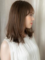 カバーヘア ブリス 大宮西口(COVER HAIR bliss) ココアブラウンくびれヘアミディアムウルフカットX大宮30代40代