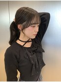 流れて繋がる顔周りカット