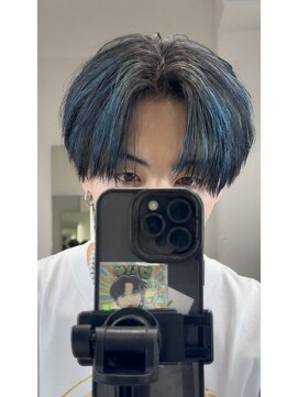 スキル ミナム 表参道(SKILL MiNam) コバルトブルーコンマバング