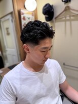 フォーコーナーズ(Four Corners) 大人パーマ/オールバック/ローフェード