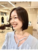 フェイス 石川町 (FACE)&nbsp;ボブ×切りっぱなしボブ×顔周り×前髪なし×横浜×石川町