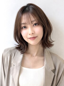 ヴェイン 渋谷(vain) 大人女子くびれボブシースルーバング
