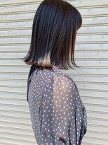 ブルー(BLUE)&nbsp;#BLUE  外はねボブ