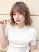 透明感あるエアリーボブ☆relian表参道☆
