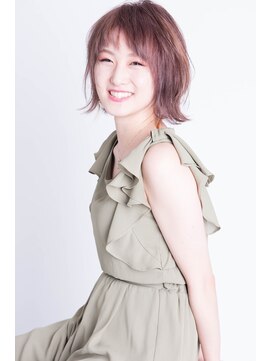 リジョイスヘア(REJOICE hair) 【REJOICE hair】ピンクラベンダー 担当mido