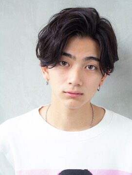 ハバナ 新宿(HAVANA) ウルフ/センターパート/モテる/トランクスヘア/スパイラルパーマ